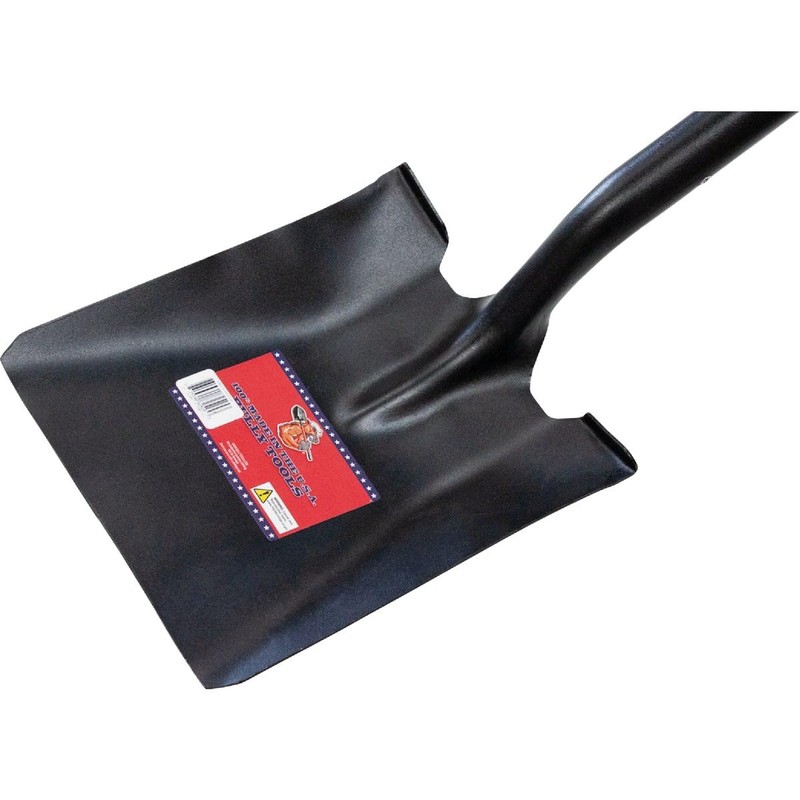 Bully Tools Square Point Shovel – Heavy Duty 14-Gauge Steel