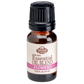 Flowers Essential Oil Blend 100% Pure, Undiluted Essential Oil Blend Blend of Geranium, Lavender and Ylang Ylang Essential Oils 10ml