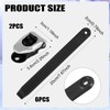 Gosknor 6pcs Snowboard Ankle Ladder Strap Binding+2pcs Buckles, Snowboard Binding