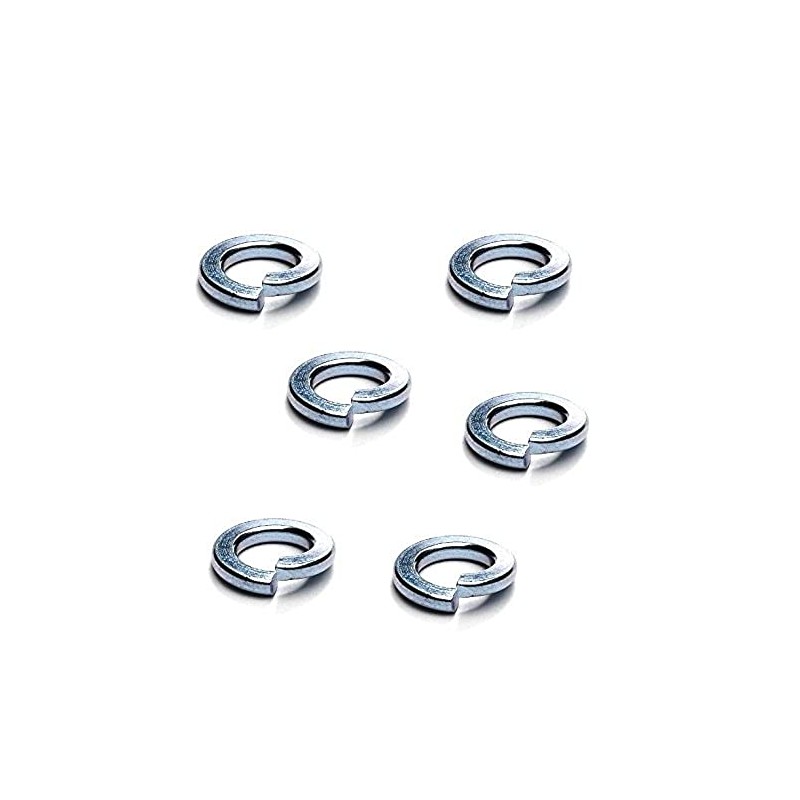 Merriway BH04868 (50 Pcs) Split Lock Spring Washer, Zinc Plated