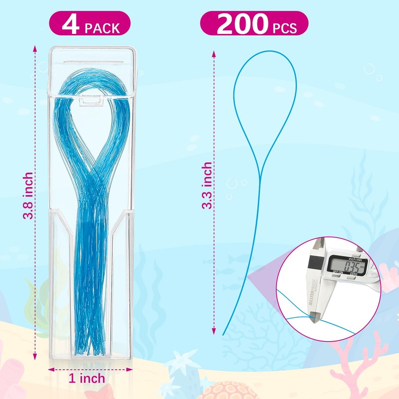Preteen Kids Floss Threaders, Deep Clean Orthodontic Threader Floss for