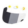 PSLER Photochromic Qualifier Visor- Qualifier DLX Helmet Visor Motorcycle Face