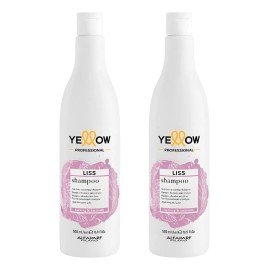 Kit Liss Yellow Shampoo Control Frizz 2 Pz 500 Ml