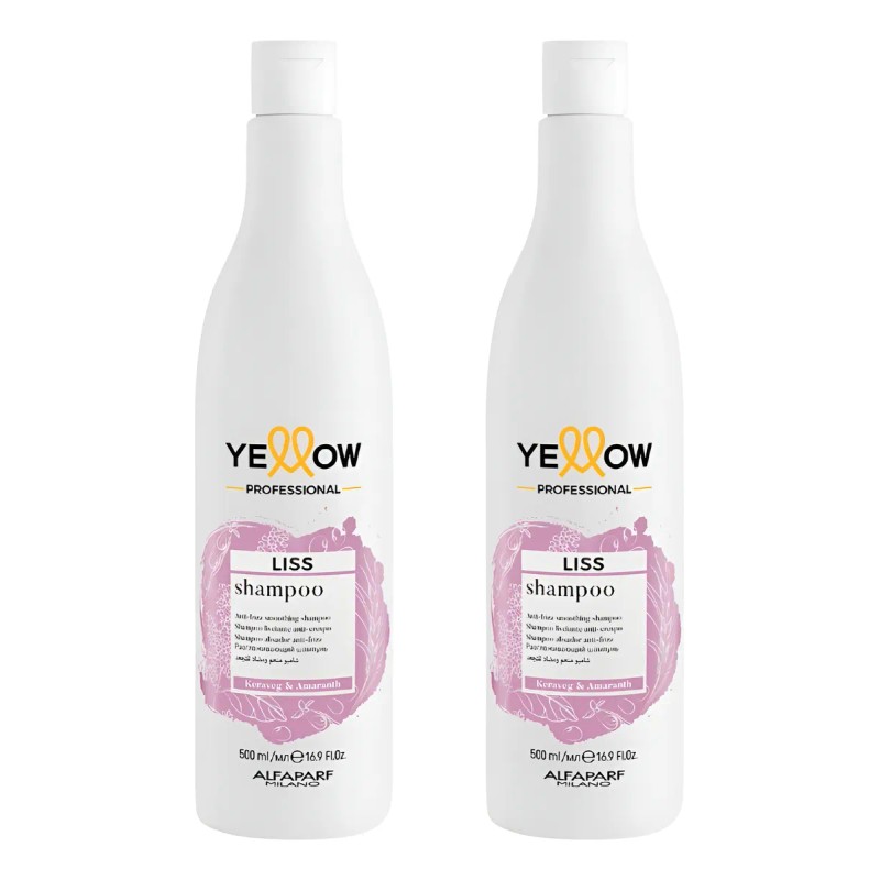 Kit Liss Yellow Shampoo Control Frizz 2 Pz 500 Ml