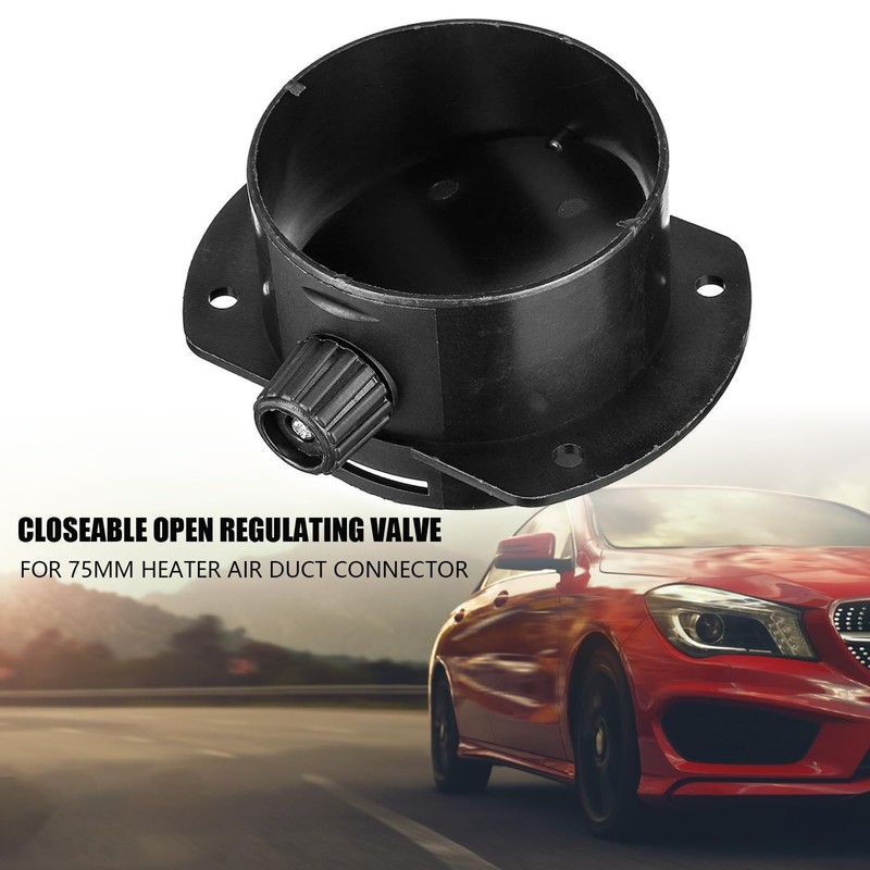 75mm Ducting Pipe Air Heater Valve, ZDHQLHJ Heater Outlet Connector