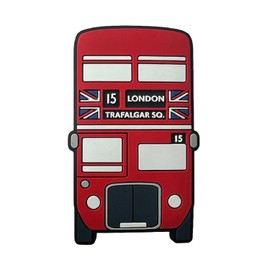 Red London Bus Fridge Magnet - Iconic British souvenir gift for adults and kids