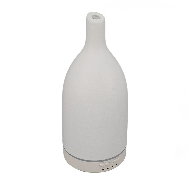 Ceramic Essential Oil Diffuser Ultrasound Aromatherapy Diffuser Quiet Waterless Auto