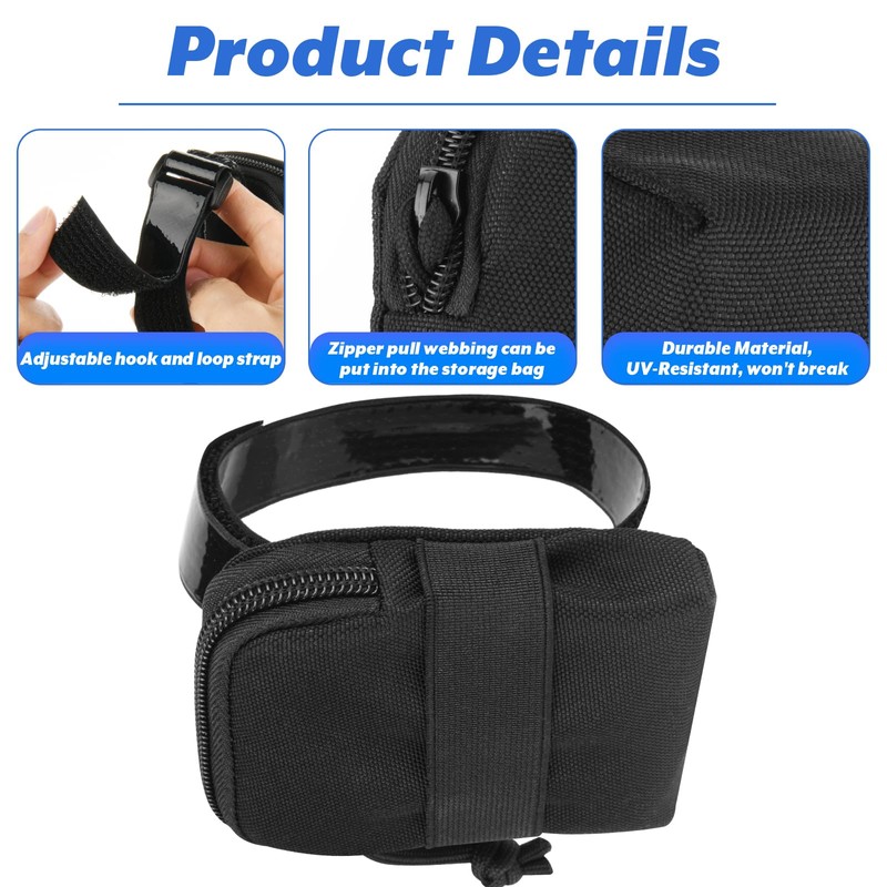 Homakover EZ Pass Organizer Holder with Strap, Toll Transponder Holder,