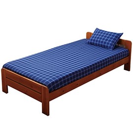 cecile Yarn Dyed Fitted Sheet Checked D Single