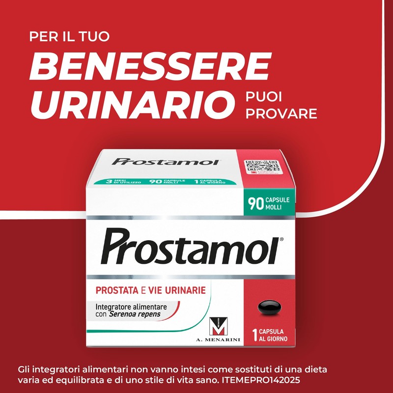 Prostamol 90 Capsule Molli - Integratore Alimentare a base di
