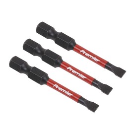 Sealey AK8226 3pc 50mm Slotted 4.5mm Impact Power Tool Bit Set