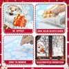 BOLWEO Christmas Window Stickers, 146pcs 9 Sheet Christmas Window Cling,Reusable