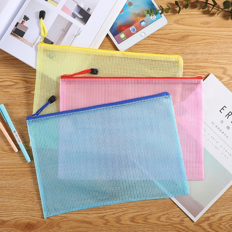 A4 Plastic Wallets 10Pcs A4 Zip Wallets File Folder Zip