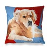 Leslie Gerry Golden Retriever Cushion Cover