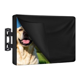 REDRICH 600D Heavy Duty Outdoor TV Cover for 46-48 inch TV, Upgraded Waterproof and Dustproof TV Screen Protectors with Zipper for Outside