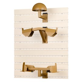 Savior Equipment Wall Rack System H.A.B Attachment Tactical Gear Wall Mount Organizer, Military Helmet Vest Belt Display Rack Plate Carrier Hanger, Heavy-Duty Steel Construction Hold Up to 80 lbs