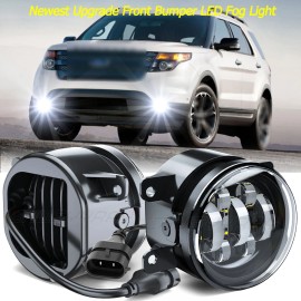 CHUSYYRAY For 2011-2015 Ford Explorer Fog Lights Driving Bumper Lamps Replacement LH&RH