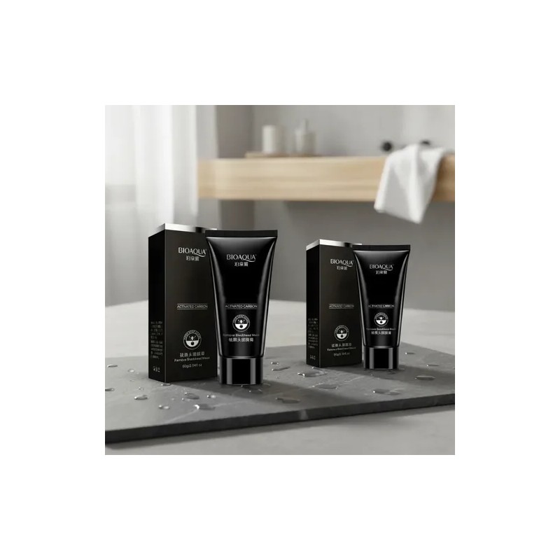 3 Pzs Mascarilla Facial Puntos Negros Carbón Activado 180gr