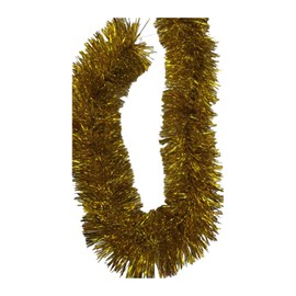 50 Feet Christmas Garland Decoration, ENLAYER 6 Inch Width Soft Green Holiday Decor for Holiday Happy New Year Party Tree Home Office Event with 12 Red Bow Tie (Gold)