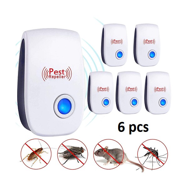 Unbranded 6 pcs Ultrasonic Pest Repeller Control Electronic Repellent Mice