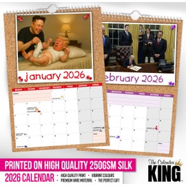 The Calendar King // Kid Trump - 2026 Wall Calendar - 210MM X 297MM (8.3 X 11.7 INCH)