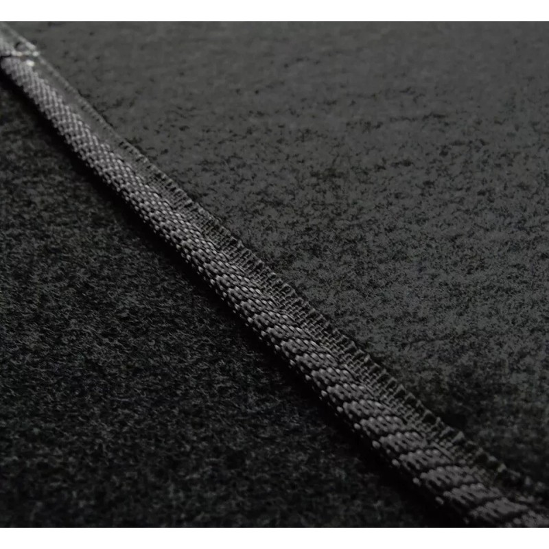 SDeelCase OE 4 Pcs Factory Fitment F&R Black Carpets Nylon