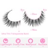 Kiromiro Eyelashes Wispy 10mm False Lashes Natural Look Fluffy 3D