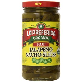 La Preferida Organic Jalapeno Nacho Slices, Hot, 11.5 OZ (Pack of 6)