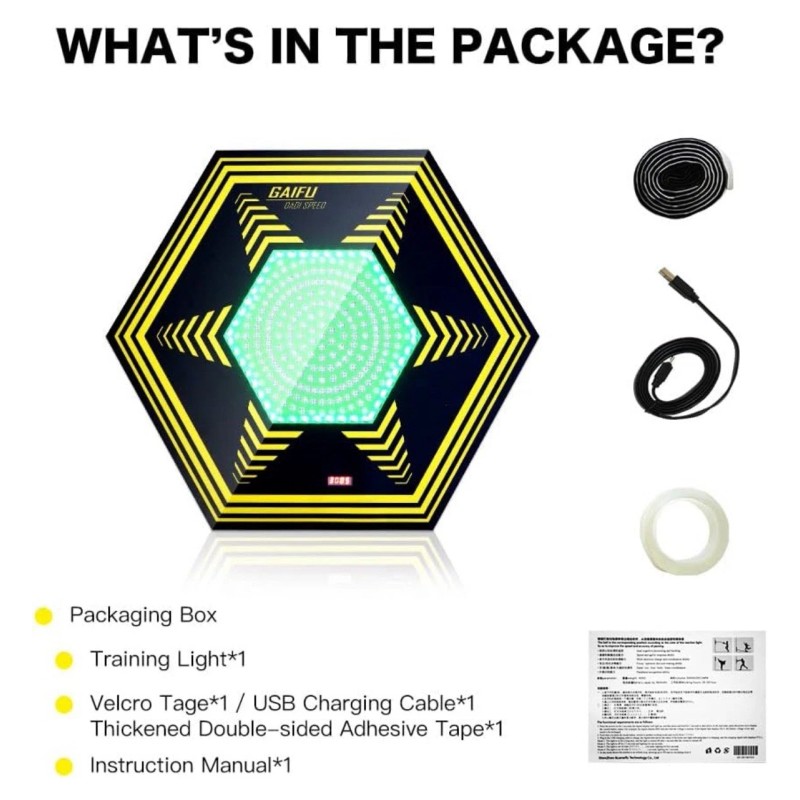 GAIFU Digital Target Basketball Soccer Football Training Equipment Indoor/Out Reaction
