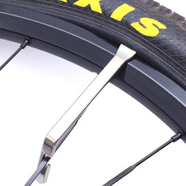 VOANZO Bicycle Tyre Lever, Tyre Remover Repair Tool, Stainless Steel, 120 mm, Pack of 3