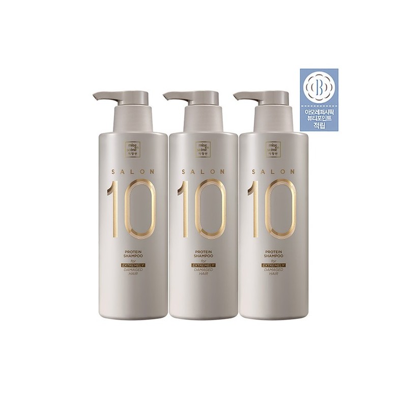 Amorepacific Salon 10 Protein Shampoo/Treatment 3-Pack - 04_Treatment (For Severely