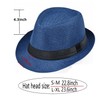 Giroir Fedora Hats for Men Women Short Brim Unisex Summer