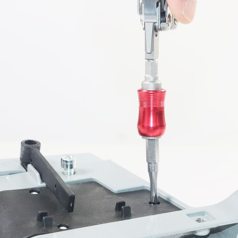 MORETOPGODD Flat End Quick Change Screwdriver Bit Holder for Multitool,