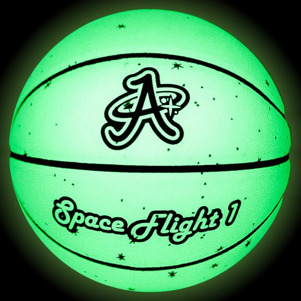 A Plus Collectibles Glow in The Dark Basketball Space Flight