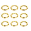 ALRNBY 9PCS Clip On Earrings for Women Men Non Tarnish