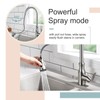 Kitchen Faucet Head Brushed Nickel, APLusee Pull out Faucet Sprayer
