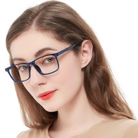 OCCI CHIARI 6.0+ Reading Glasses High Powered Readers Comfort Eyewear (Blue 600+) 4.0 5.0 6.0 1.0 1.25 1.5 1.75 2.0 2.25 2.5 2.75 3.0 3.5