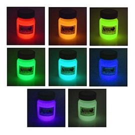 100ML Glow in The Dark Luminous Acrylic Paint - Select a Colour (Red)