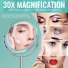 Auxmir 1X/ 30X Magnifying Mirror, Makeup Mirror with Tweezer, Double