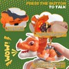 Rechargeable Dinosaur Toy Walkie Talkies for Kids for Outdoor Camping