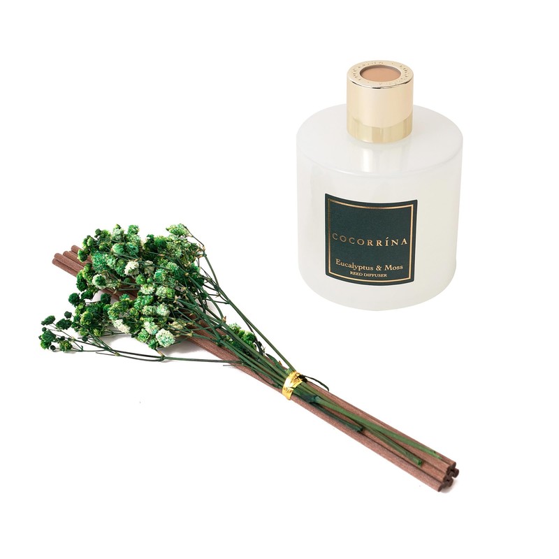 Cocorrína Reed Diffuser Sets- Eucalyptus & Moss Scented Diffuser with
