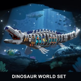 ONITUOFO Mechanical Dinosaur Building Set for Adults,Jurassic Ocean Animal Collection Toys,STEM Building Gift for Teen Boys 8-12(1026PCS)