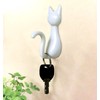 ねこのしっぽ フック 2個組 白 ME128