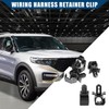 Hihaha 22.8mm Wiring Harness Retainer Clip for Car Plastic /10pcs