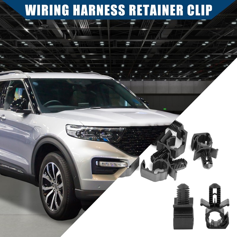 Hihaha 22.8mm Wiring Harness Retainer Clip for Car Plastic /10pcs