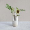 Creative Co-Op Handmade Stoneware Vase with 5 Openings, Reactive Glaze