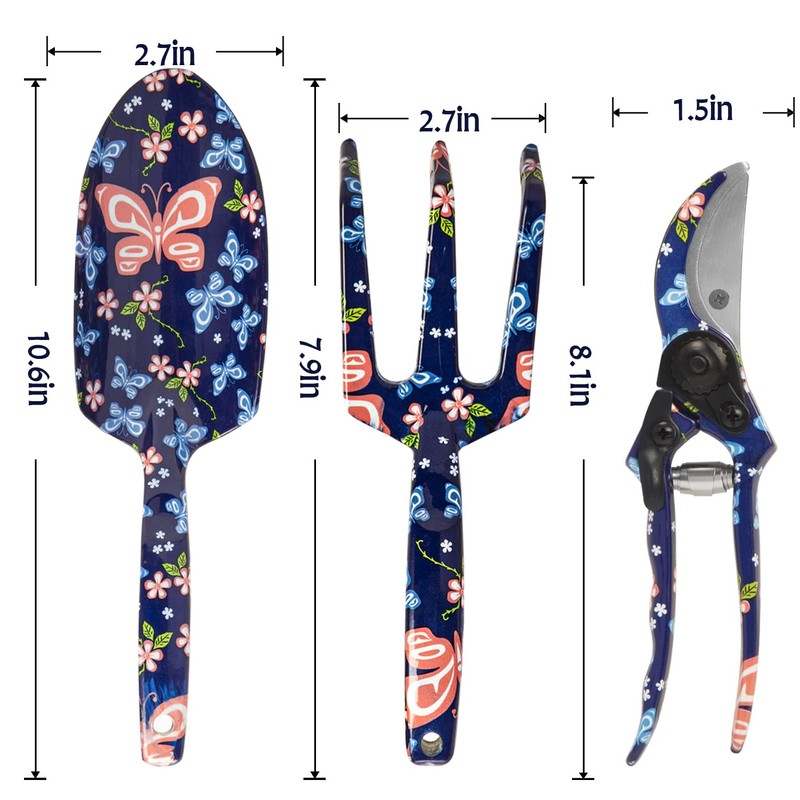 DEWINNER Garden Tool Set, 4 Pcs Gardening Hand Tool Gift