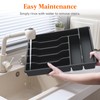 Lifewit Silverware Organizer with Lid, Covered Utensil Tray for Kitchen