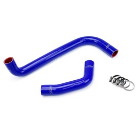 HPS 57-1224-BLUE Blue Silicone Radiator Coolant Hose Kit