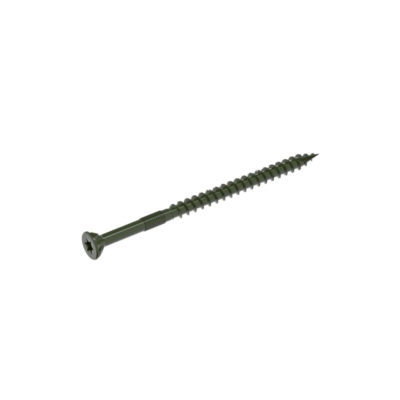 Grip-Rite GRDF312STGR1 DeckForce #10 x 3-1/2" Nano Coated Wood Screws,